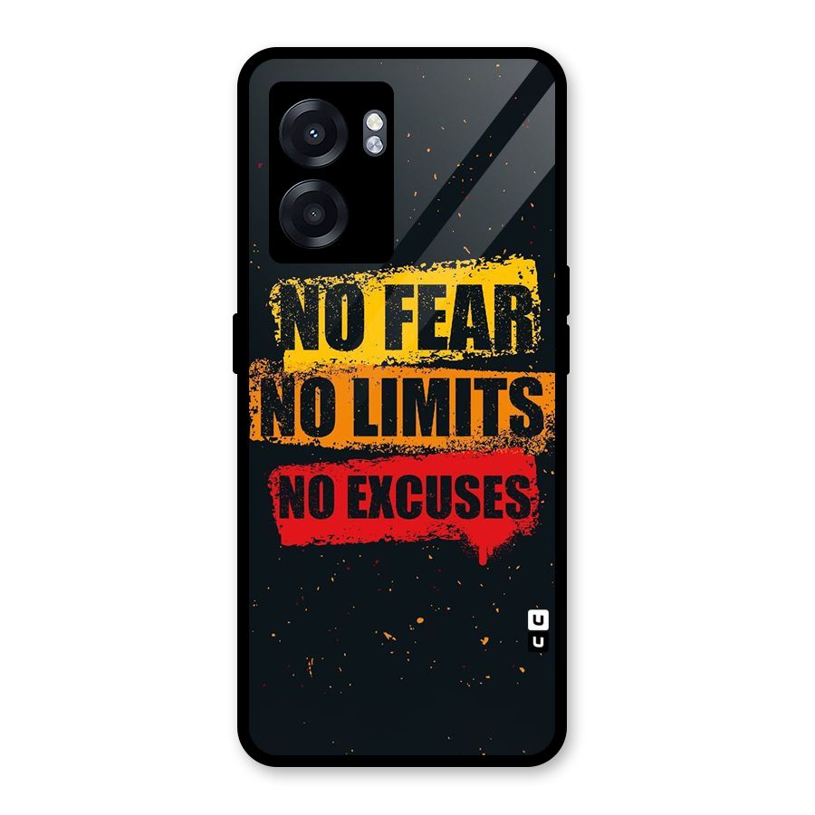 No Fear No Limits Glass Back Case for Oppo K10 (5G)