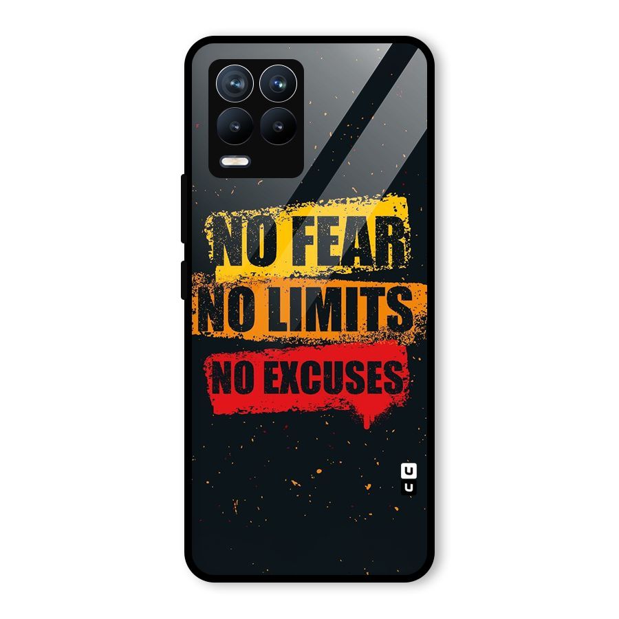 No Fear No Limits Glass Back Case for Realme 8