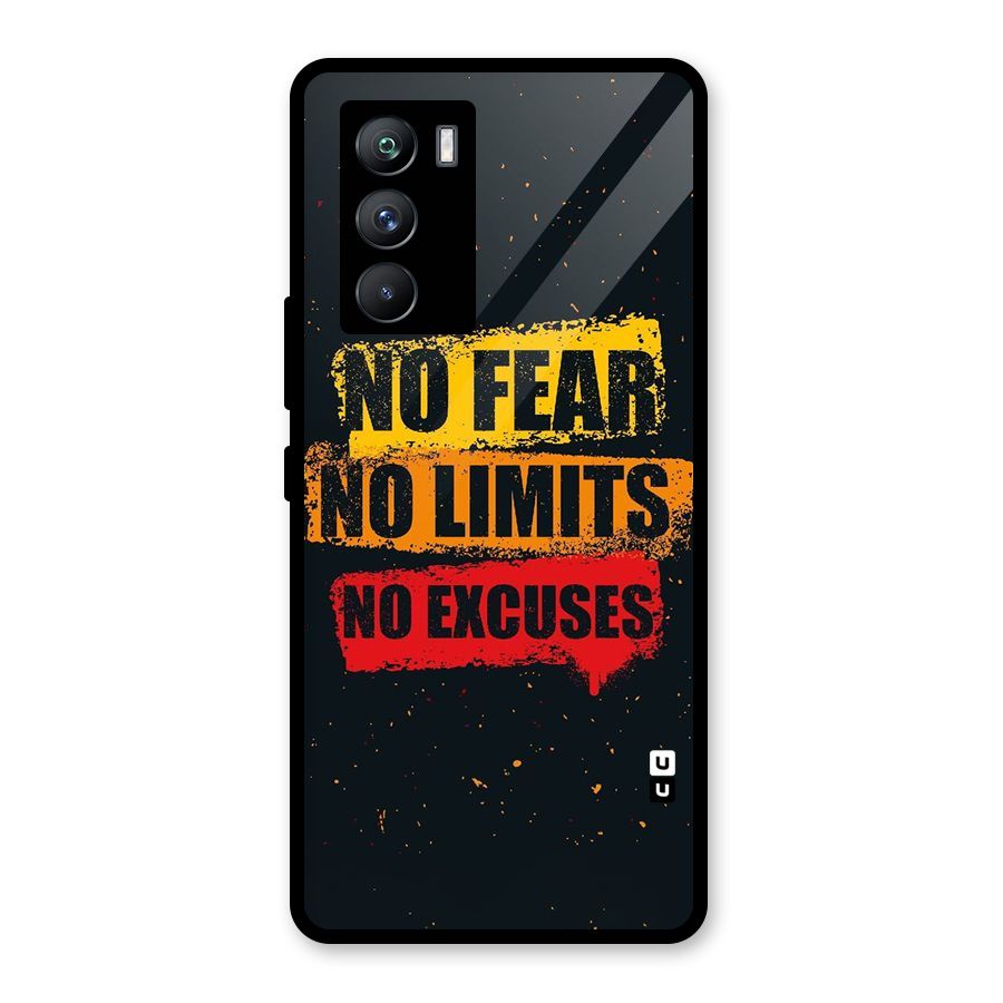 No Fear No Limits Glass Back Case for Vivo iQOO 9 SE