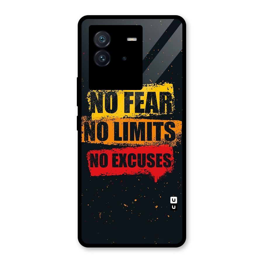 No Fear No Limits Glass Back Case for Vivo iQOO Neo 6 5G