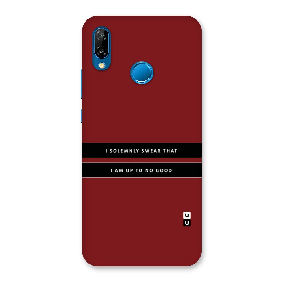 No Good Swear Back Case for Huawei P20 Lite