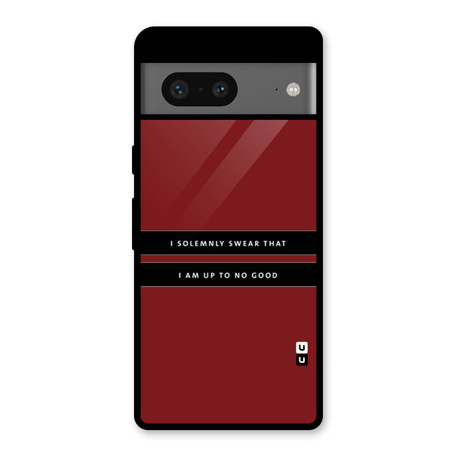 No Good Swear Glass Back Case for Google Pixel 7