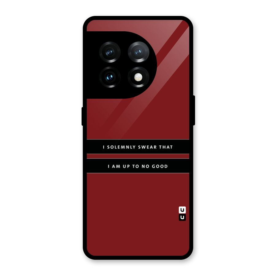 No Good Swear Glass Back Case for OnePlus 11