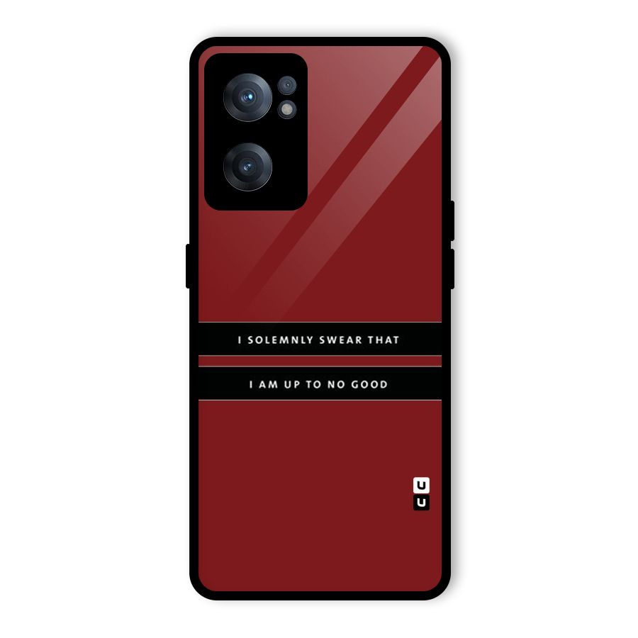 No Good Swear Glass Back Case for OnePlus Nord CE 2 5G