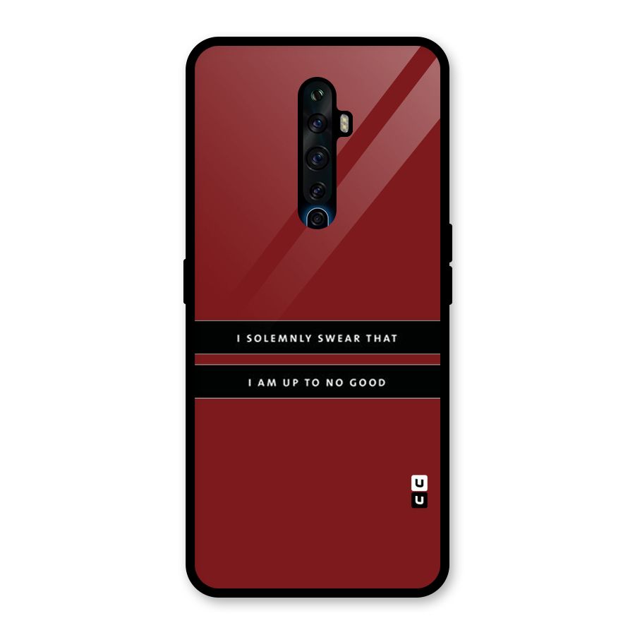 No Good Swear Glass Back Case for Oppo Reno2 F