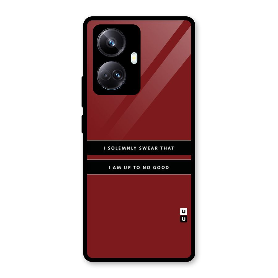 No Good Swear Glass Back Case for Realme 10 Pro Plus