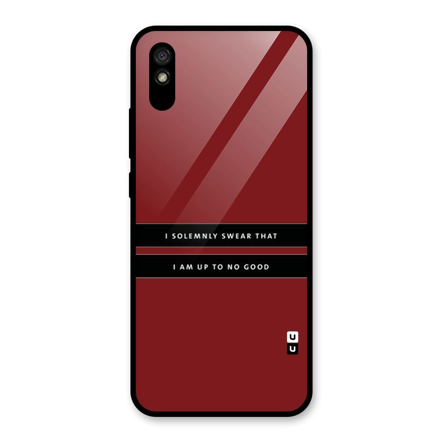 No Good Swear Glass Back Case for Redmi 9i