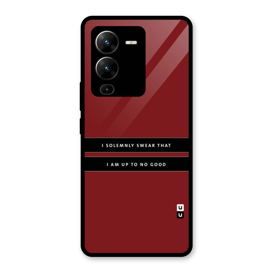 No Good Swear Glass Back Case for Vivo V25 Pro