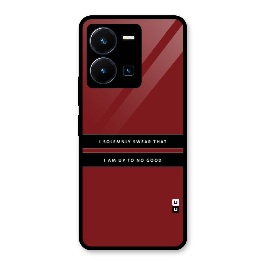 No Good Swear Glass Back Case for Vivo Y35