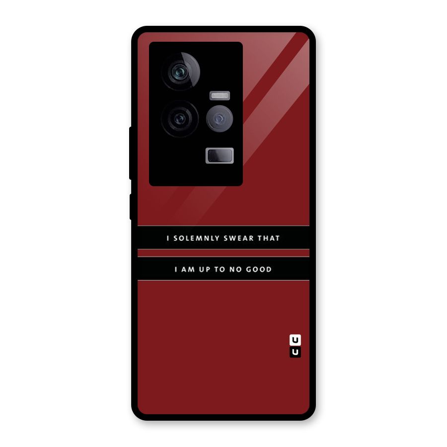 No Good Swear Glass Back Case for Vivo iQOO 11 5G