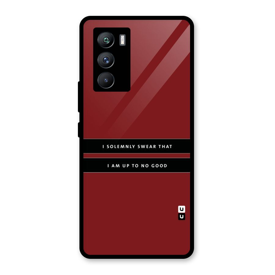 No Good Swear Glass Back Case for Vivo iQOO 9 SE