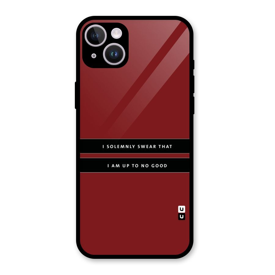 No Good Swear Glass Back Case for iPhone 14 Plus