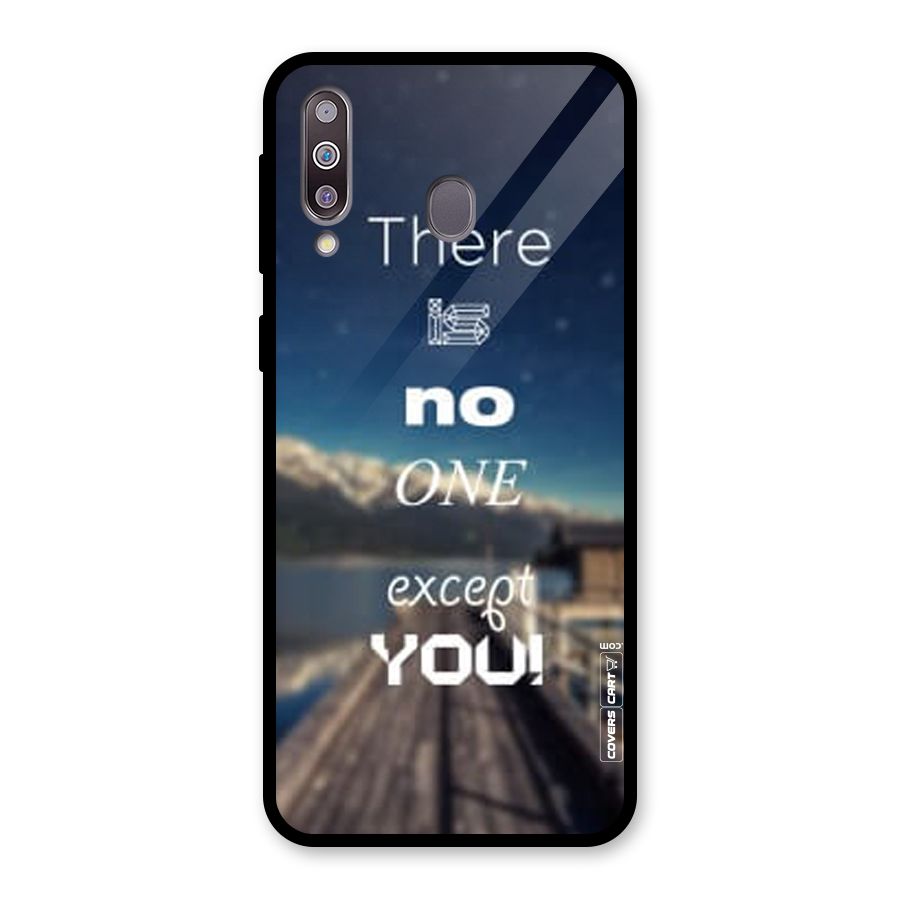 No One But You Glass Back Case for Galaxy M30