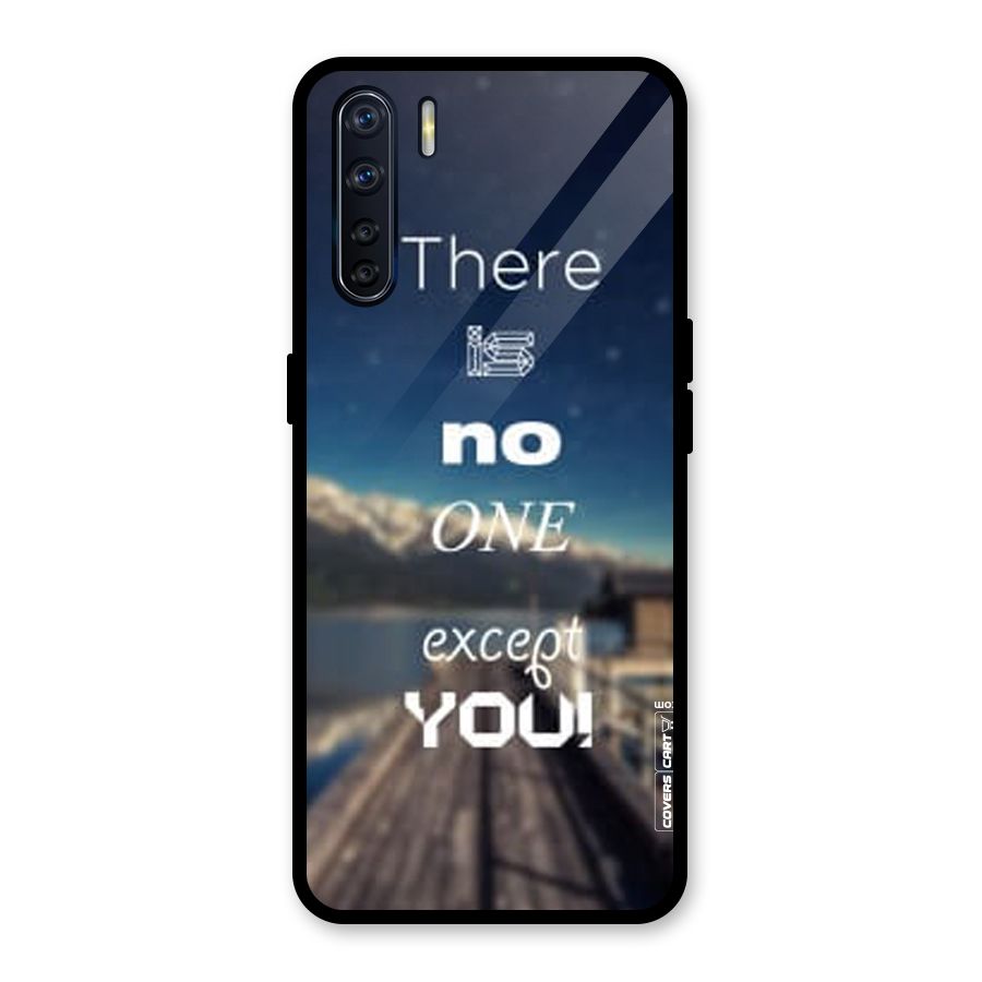 No One But You Glass Back Case for Oppo F15