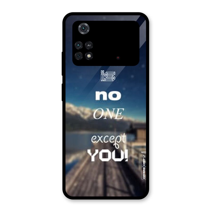 No One But You Glass Back Case for Poco M4 Pro 4G