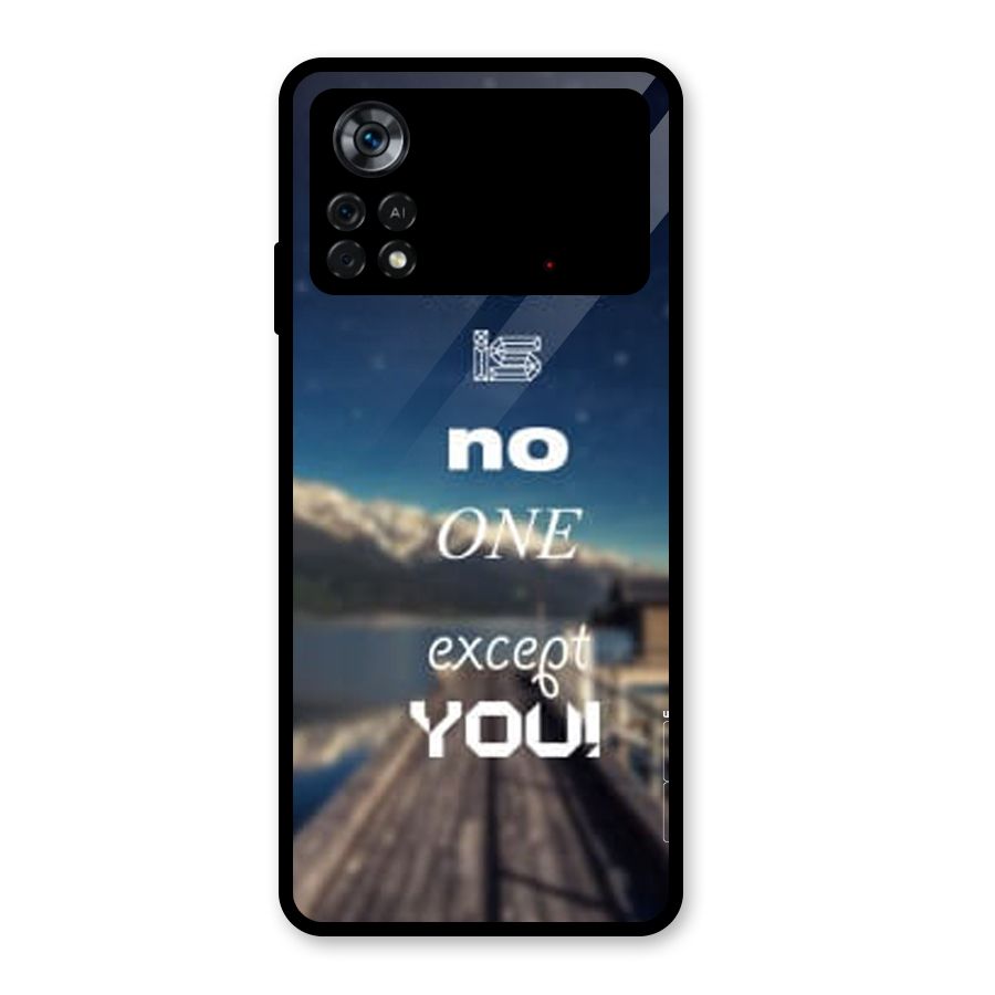 No One But You Glass Back Case for Poco X4 Pro 5G