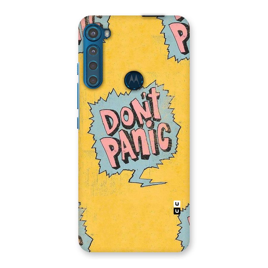 No Panic Back Case for Motorola One Fusion Plus