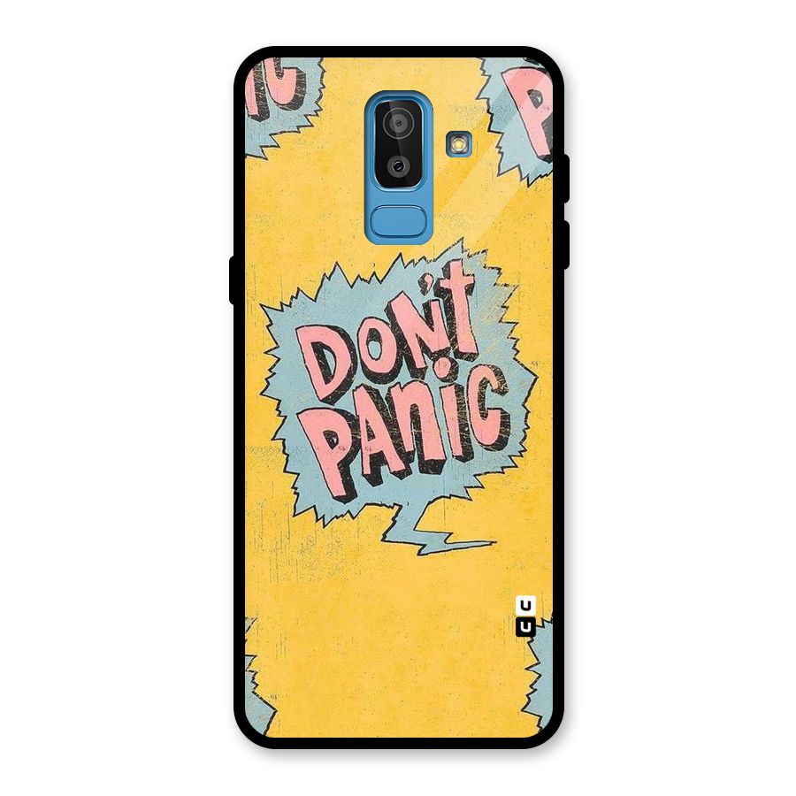 No Panic Glass Back Case for Galaxy J8
