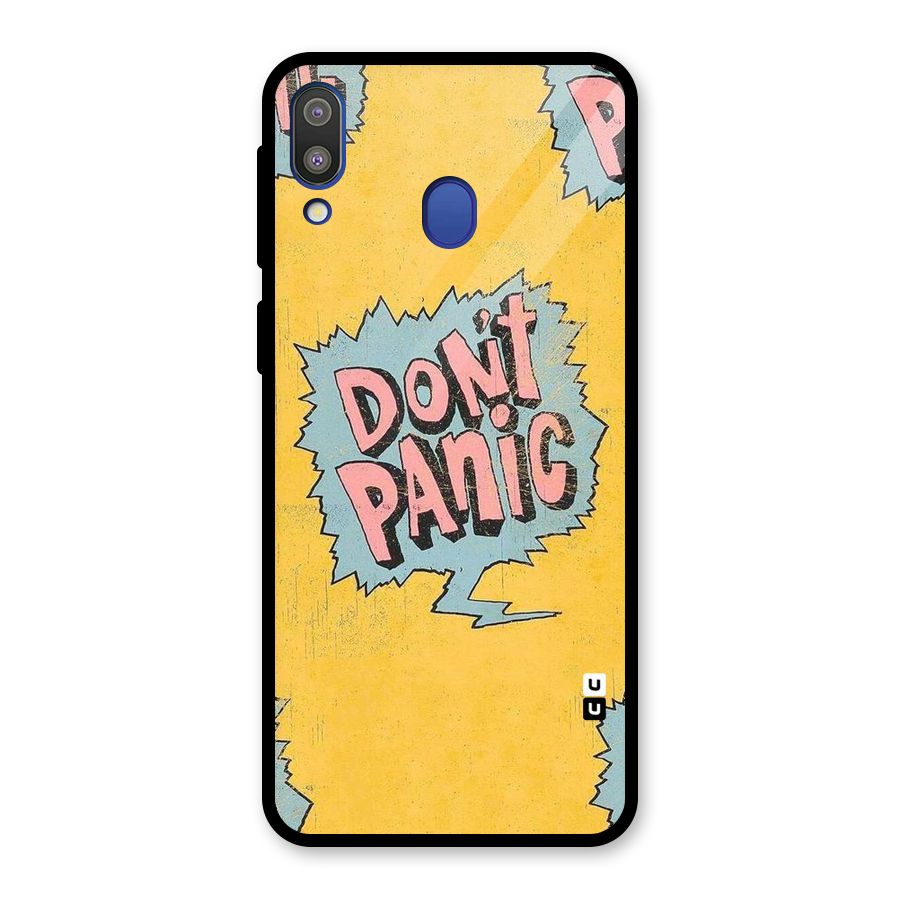 No Panic Glass Back Case for Galaxy M20