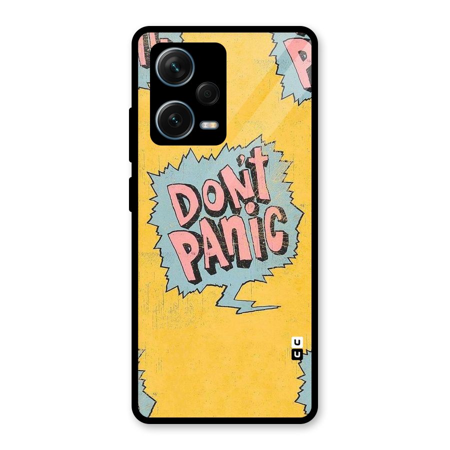 No Panic Glass Back Case for Redmi Note 12 Pro Plus 5G