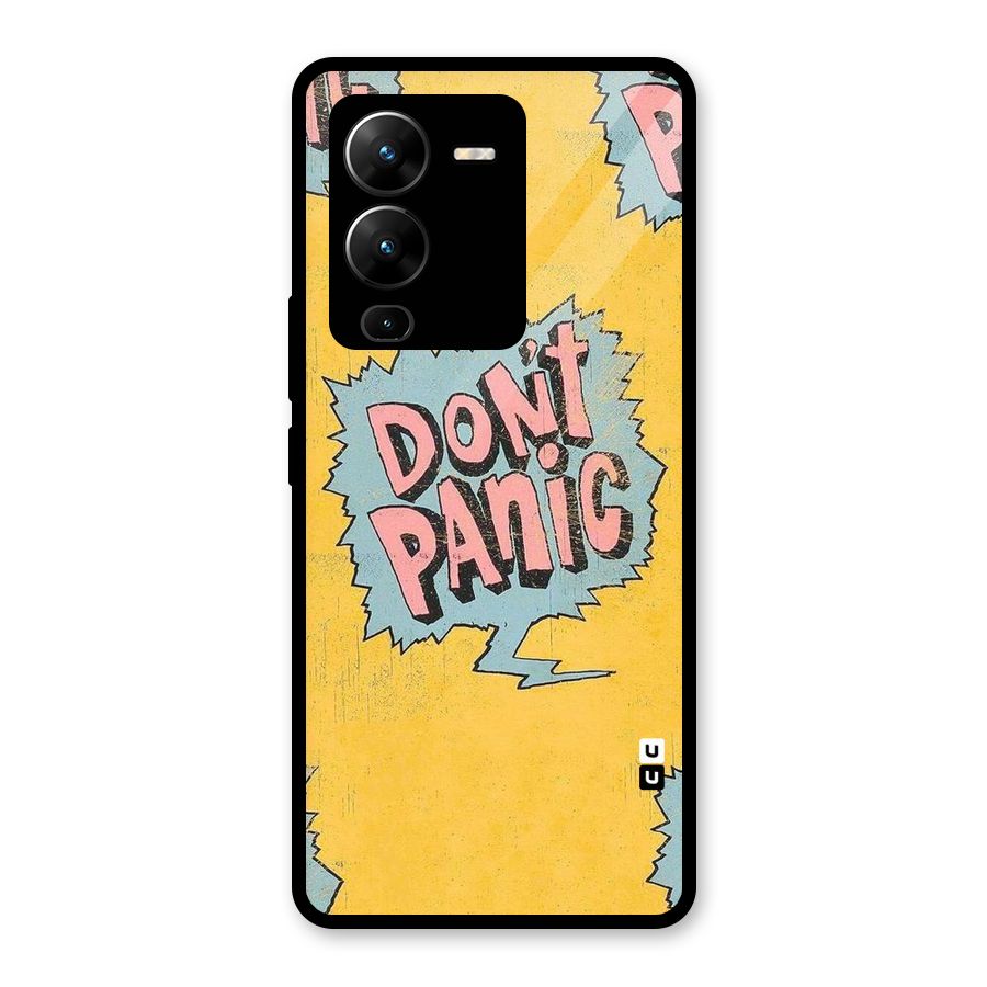 No Panic Glass Back Case for Vivo V25 Pro