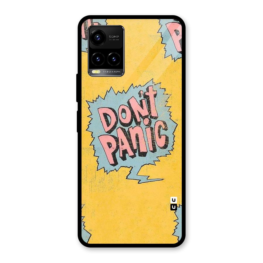 No Panic Glass Back Case for Vivo Y21T