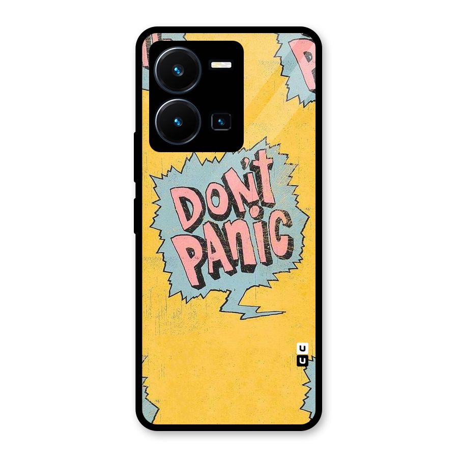 No Panic Glass Back Case for Vivo Y35