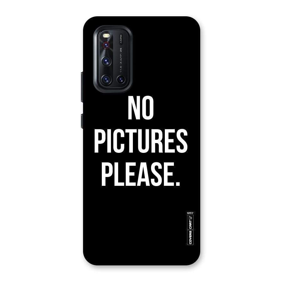 No Pictures Please Back Case for Vivo V19