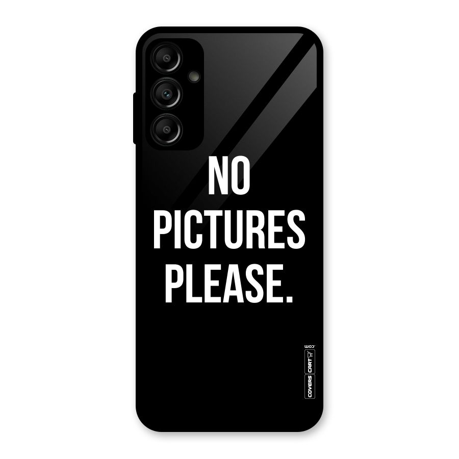 No Pictures Please Glass Back Case for Galaxy A14 5G