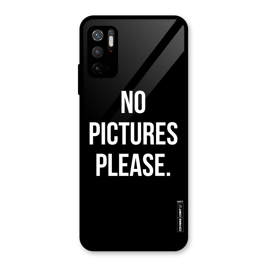 No Pictures Please Glass Back Case for Poco M3 Pro 5G
