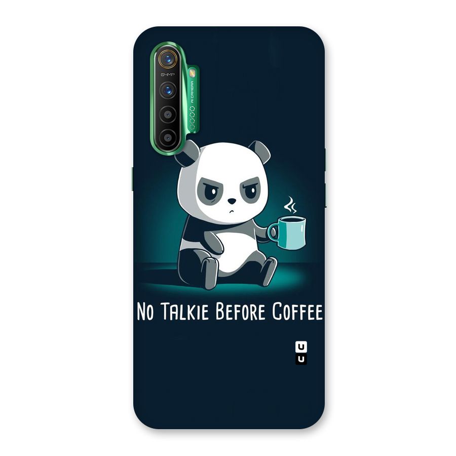 No Talkie Before Coffee Back Case for Realme X2