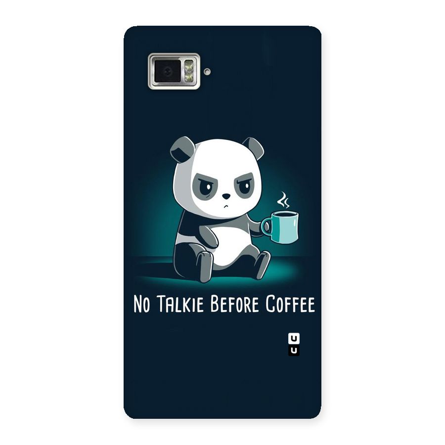 No Talkie Before Coffee Back Case for Vibe Z2 Pro K920