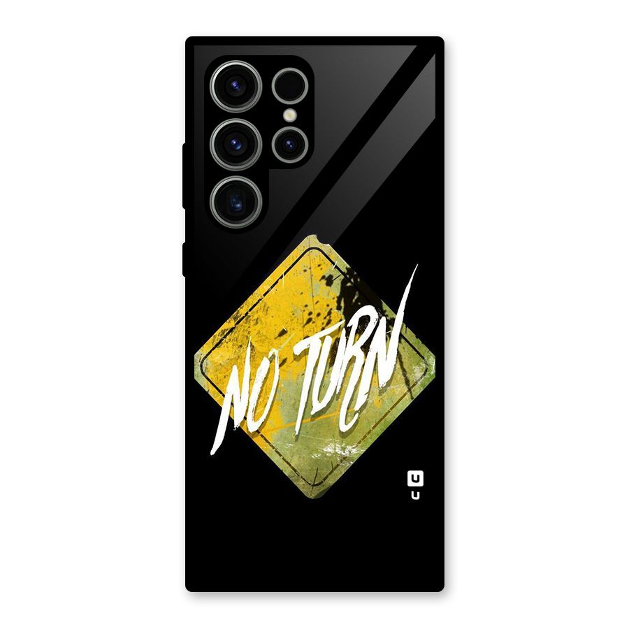 No Turn Glass Back Case for Galaxy S23 Ultra