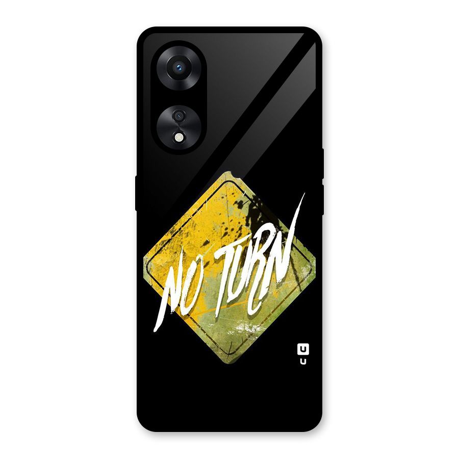 No Turn Glass Back Case for Oppo A78