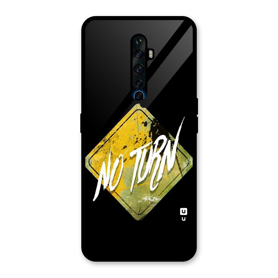 No Turn Glass Back Case for Oppo Reno2 F