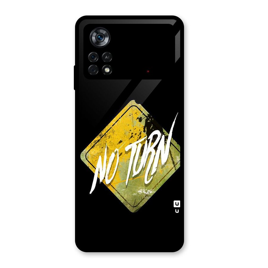 No Turn Glass Back Case for Poco X4 Pro 5G