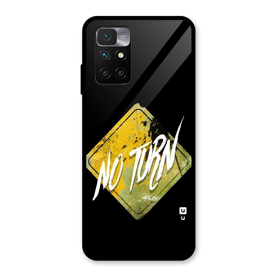 No Turn Glass Back Case for Redmi 10 Prime