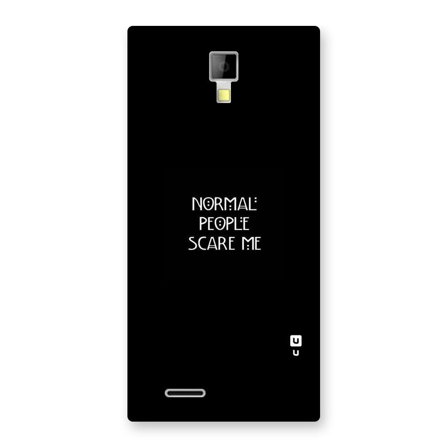 Normal People Back Case for Micromax Canvas Xpress A99