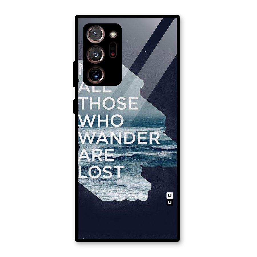 Not Lost Glass Back Case for Galaxy Note 20 Ultra 5G