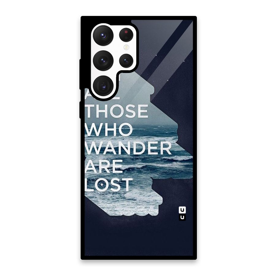 Not Lost Glass Back Case for Galaxy S22 Ultra 5G