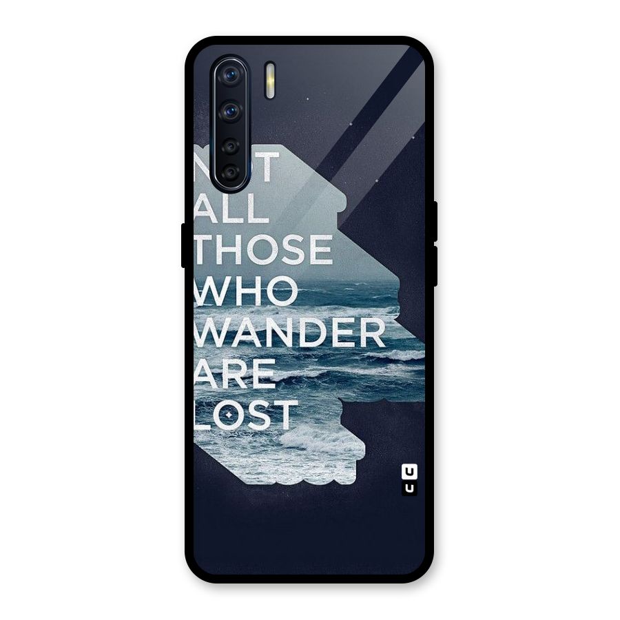 Not Lost Glass Back Case for Oppo F15