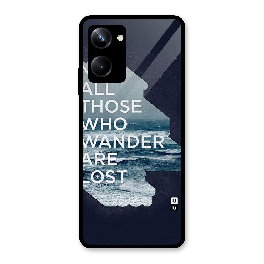 Not Lost Glass Back Case for Realme 10 Pro