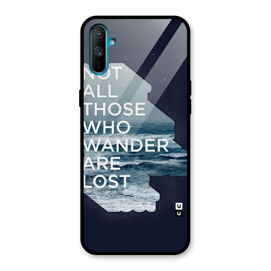 Not Lost Glass Back Case for Realme C3