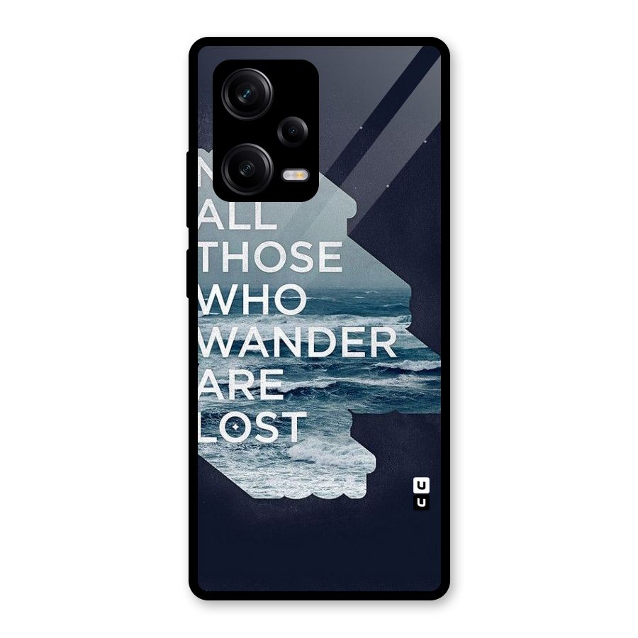 Not Lost Glass Back Case for Redmi Note 12 Pro