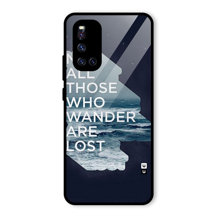 Not Lost Glass Back Case for Vivo V19