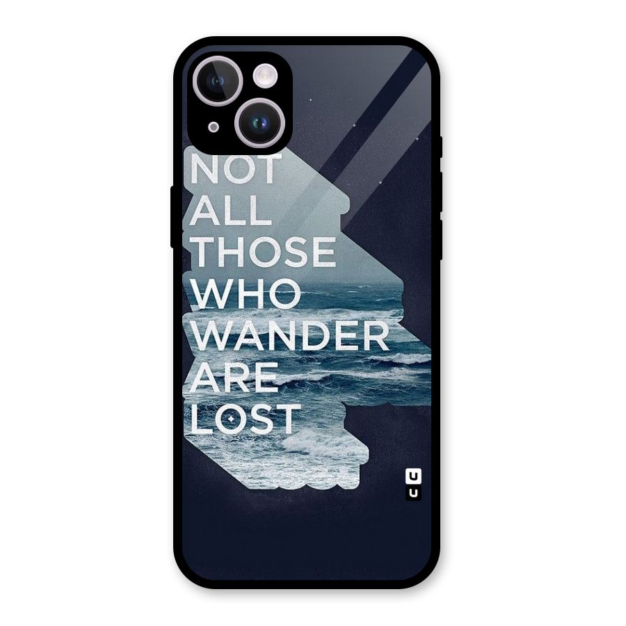 Not Lost Glass Back Case for iPhone 14 Plus