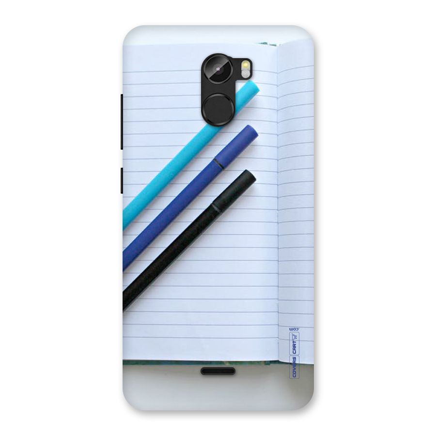 Notebook And Pens Back Case for Gionee X1