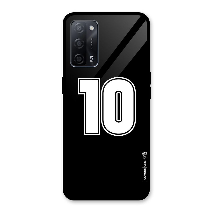 Number 10 Glass Back Case for Oppo A53s 5G