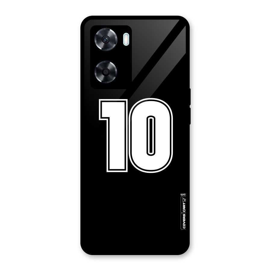 Number 10 Glass Back Case for Oppo A77