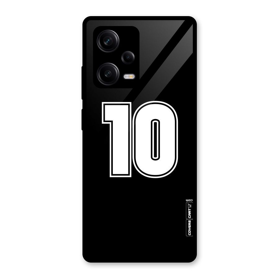 Number 10 Glass Back Case for Redmi Note 12 Pro